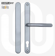 Simplefit by Fab & Fix Sprung 92PZ Door Handle Blanks with Blind Plate - Large Cover (270BP/240CRS)